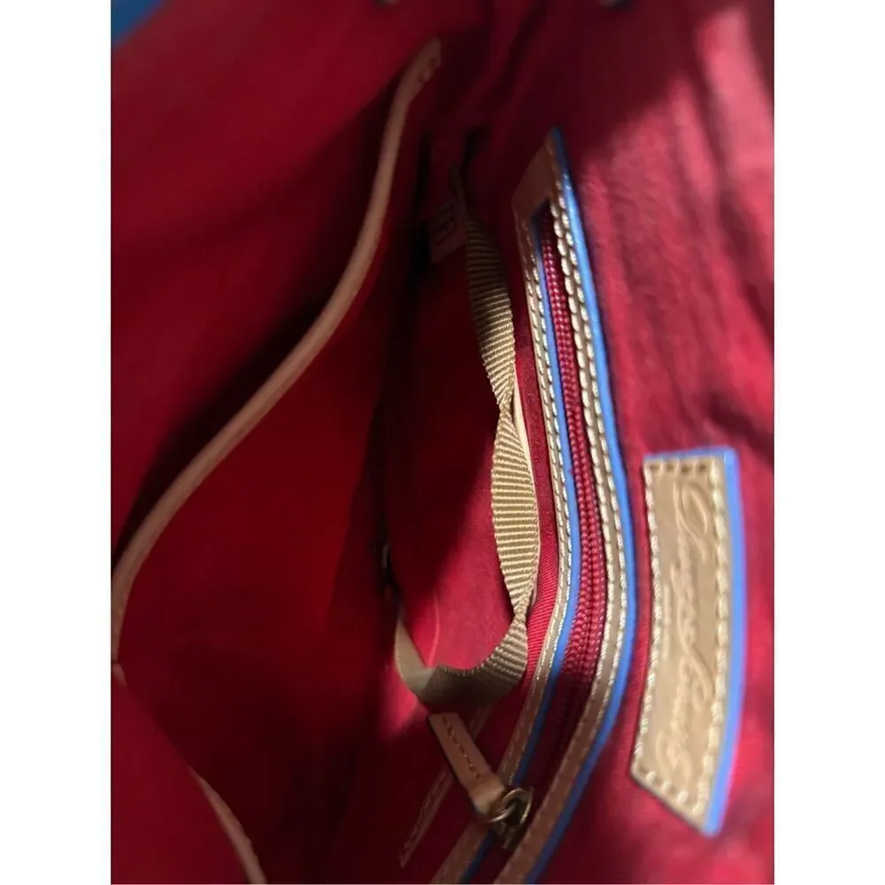 Dooney & Bourke Quadretto check ginger crossbody